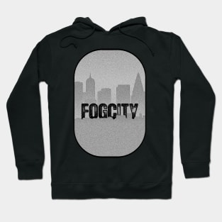 gloomy and fog city graphic design by ironpalette Hoodie